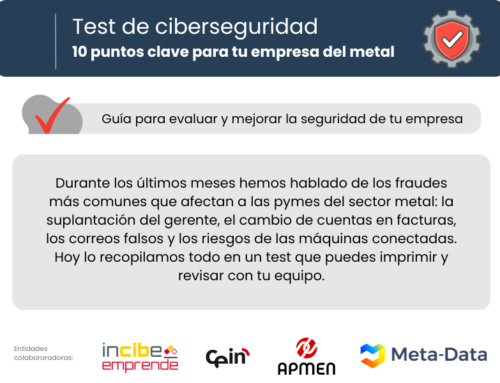 Tu plan de defensa: test de ciberseguridad para pymes del metal
